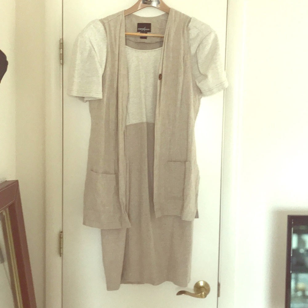 Vintage dress and vest